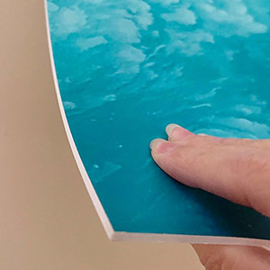 Nuotrauka ant PVC lakšto